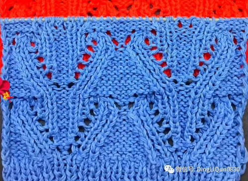 針織作品 30個漂亮的針織針跡圖案設計